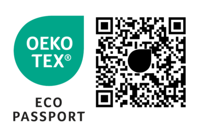 KULKOTE® 7 OEKO-TEX® ECO PASSPORT Label mit QR-Code zur Zertifikatsprüfung
